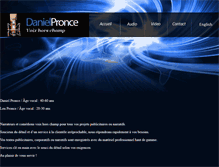 Tablet Screenshot of danielpronce.com